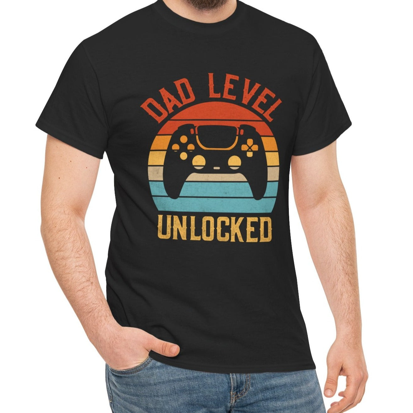 Dad Level Unlocked Tee - Kim’s Signature Beauty & Accessories