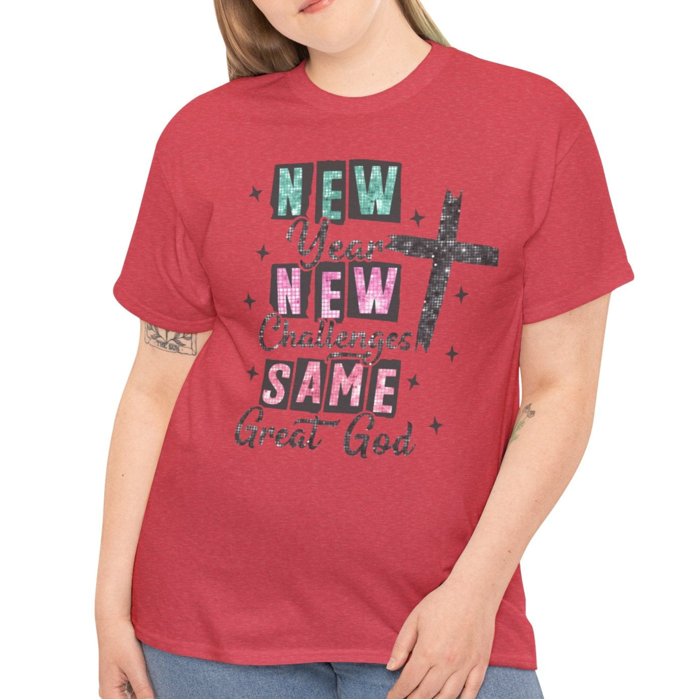New Year, New Callenges, Same Great God Tee - Kim’s Signature Beauty & Accessories (Store description)