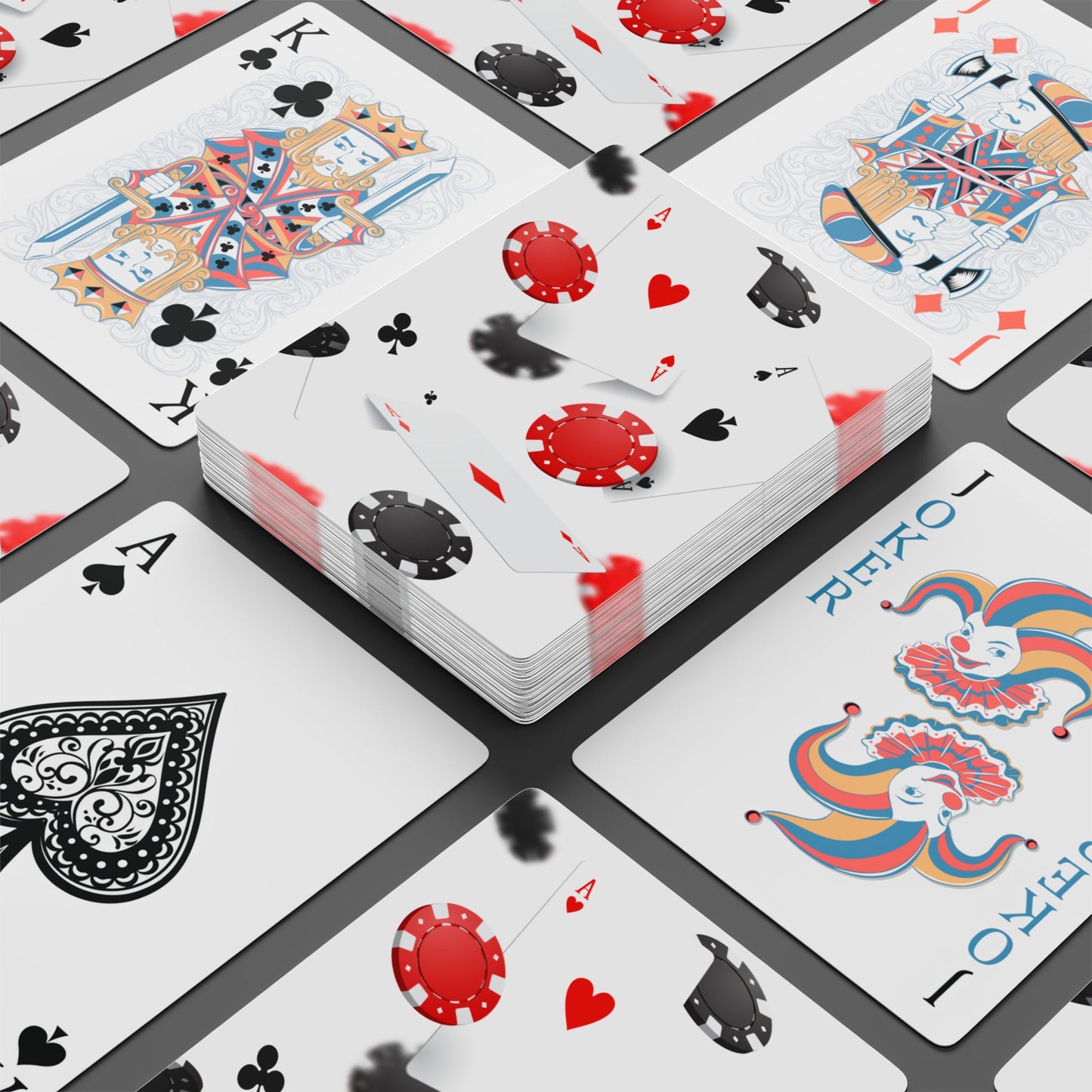 Custom Poker Playing Cards - Kim’s Signature Beauty & Accessories (Store description)