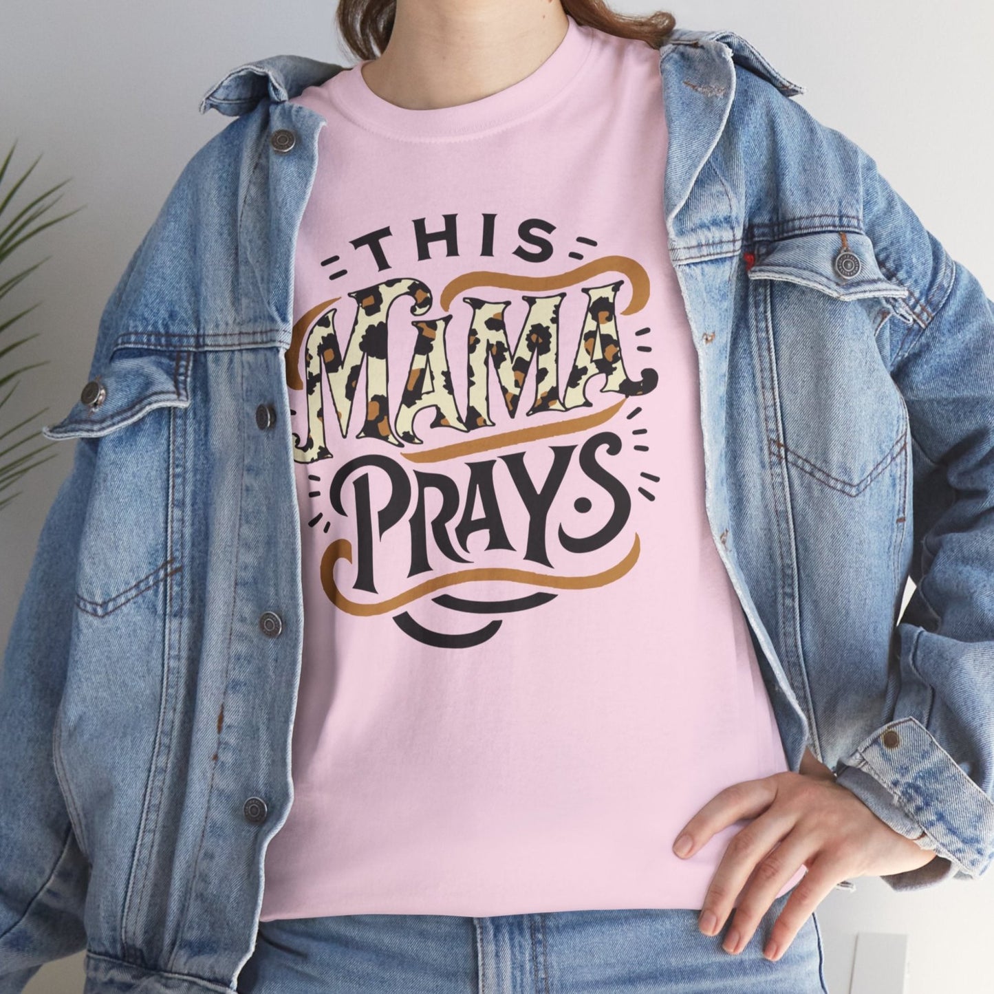 This Mama Prays Tee - Kim’s Signature Beauty & Accessories (Store description)