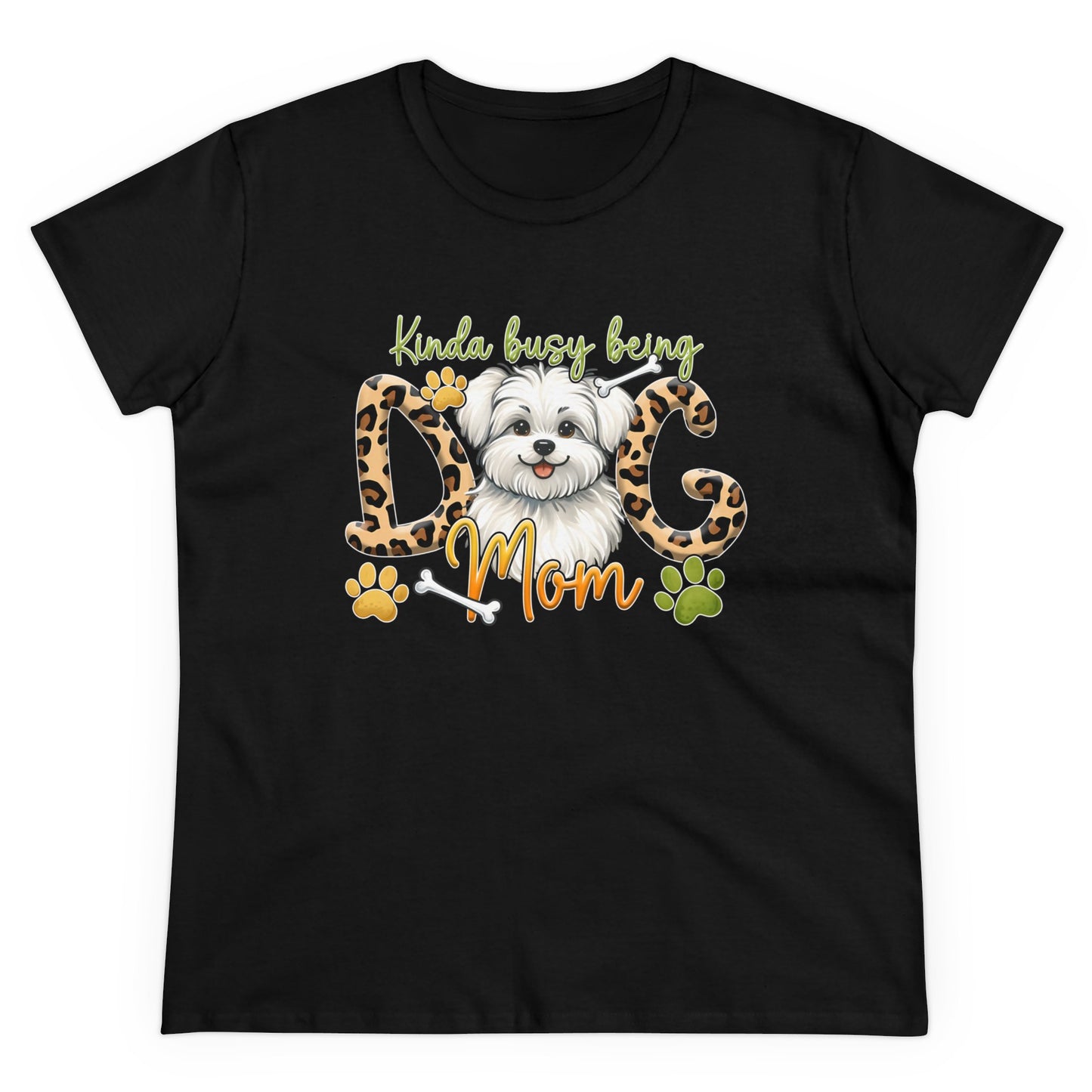 Busy Dog Mom | Cotton Tee - Kim’s Signature Beauty & Accessories (Store description)