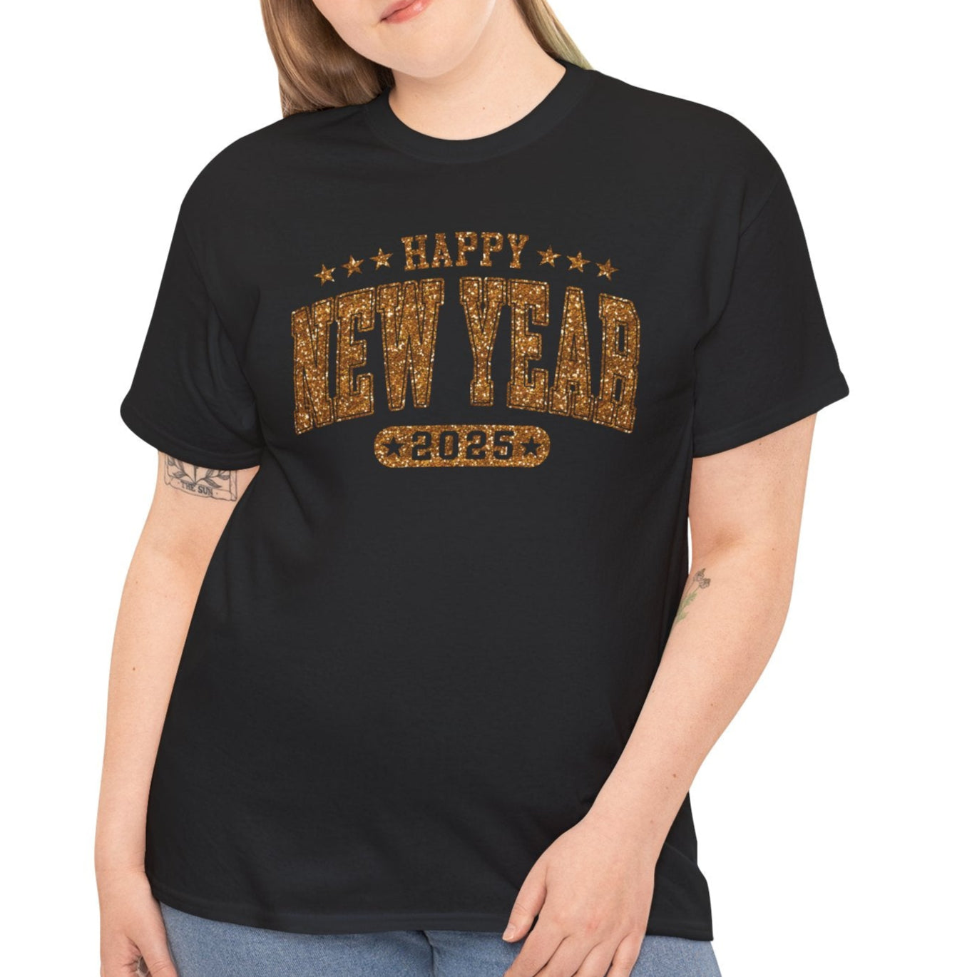 2025 Happy New Year Cotton Tee - Kim’s Signature Beauty & Accessories (Store description)