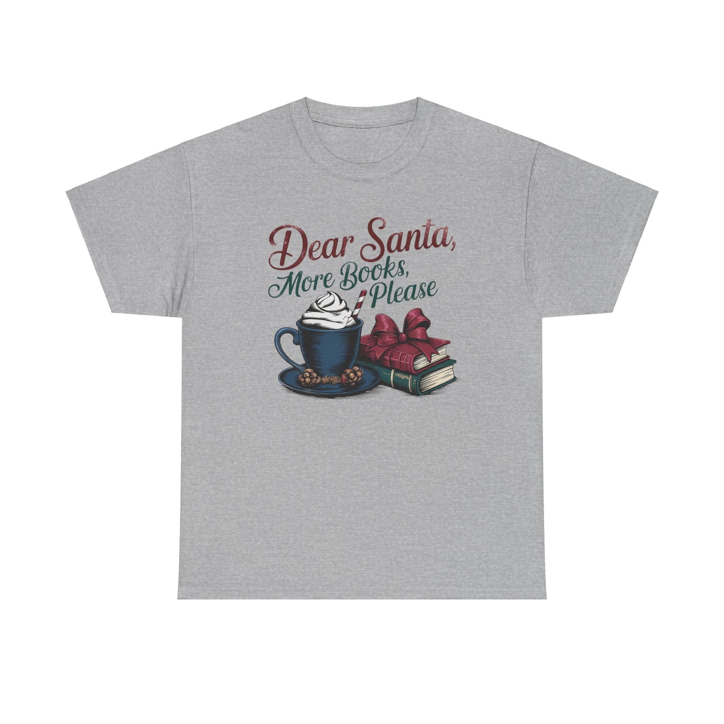 Dear Santa, More Books Please Tee - Kim’s Signature Beauty & Accessories (Store description)