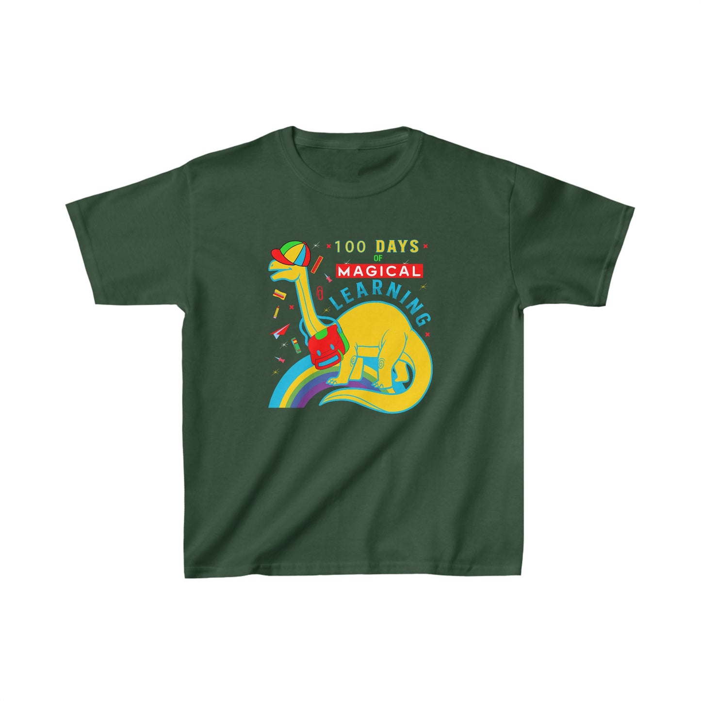 100 days Magical Learning | Kids Tee - Kim’s Signature Beauty & Accessories
