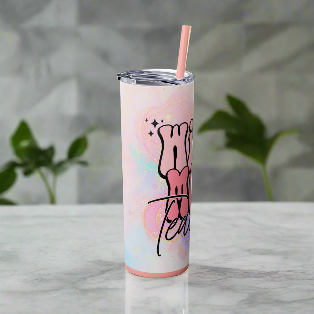 Wife, Mom, Teacher | Skinny Tumbler - Kim’s Signature Beauty & Accessories (Store description)
