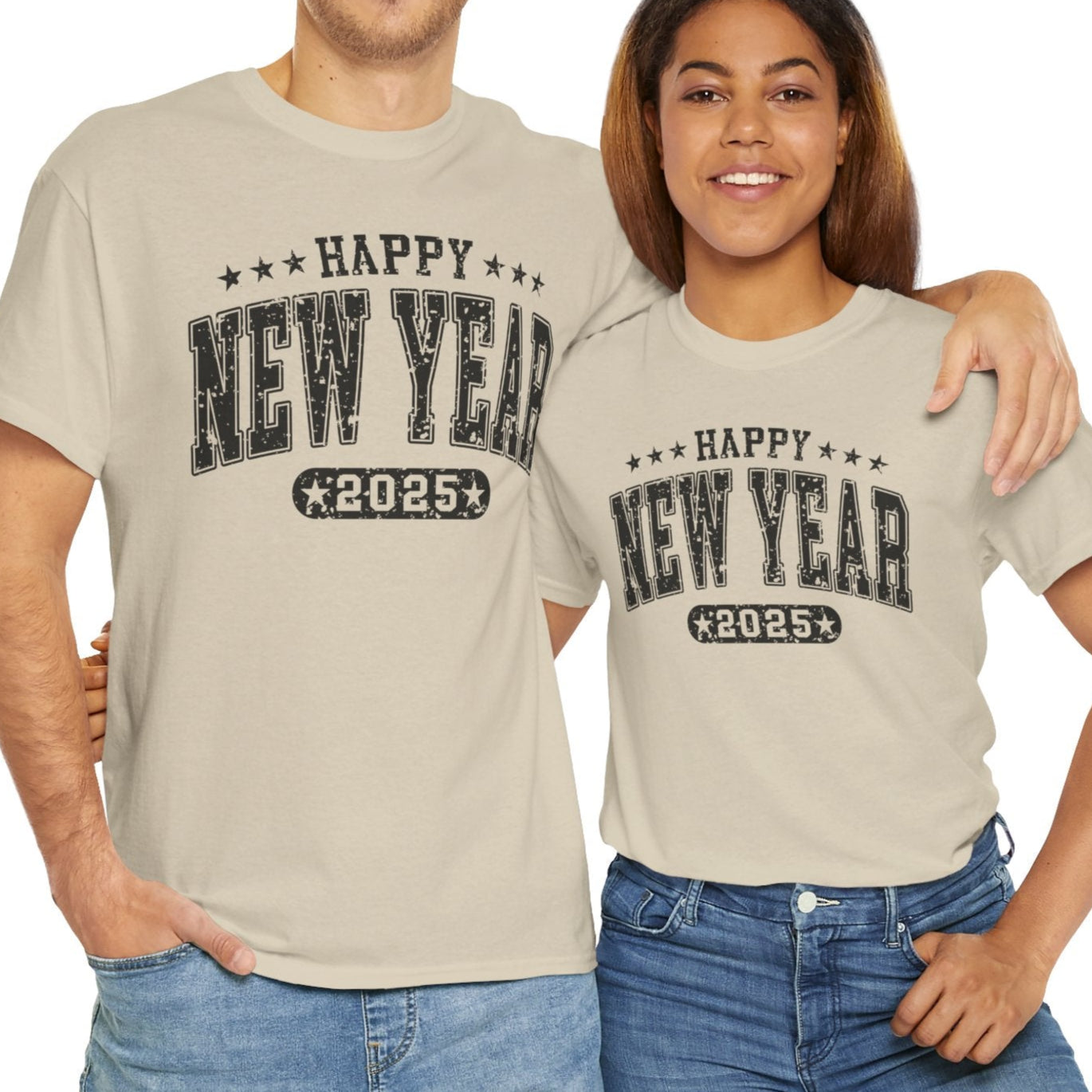 Happy New Year 2025 Unisex Tee - Kim’s Signature Beauty & Accessories (Store description)