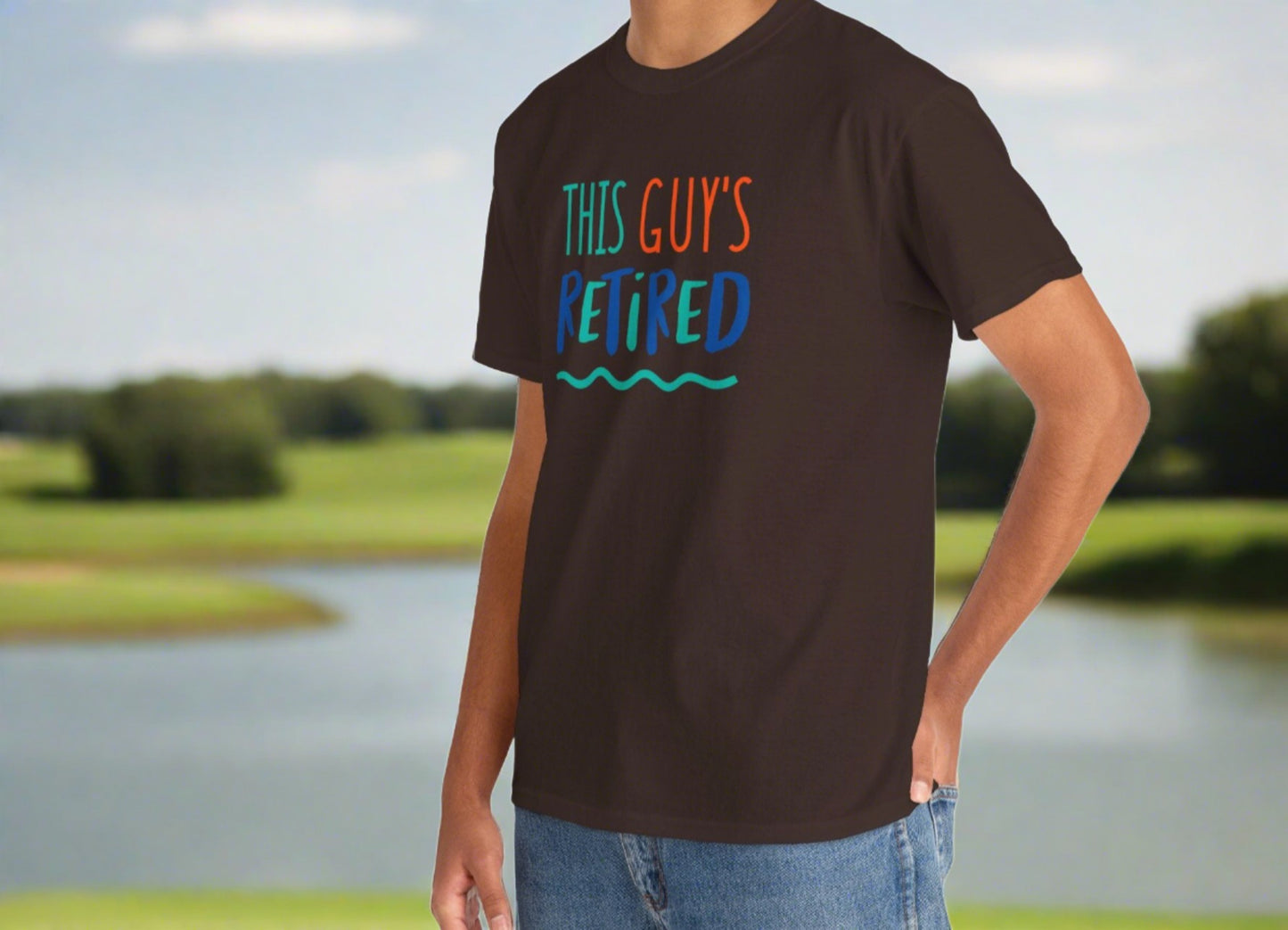 This Guy Is Retired Tee - Kim’s Signature Beauty & Accessories (Store description)