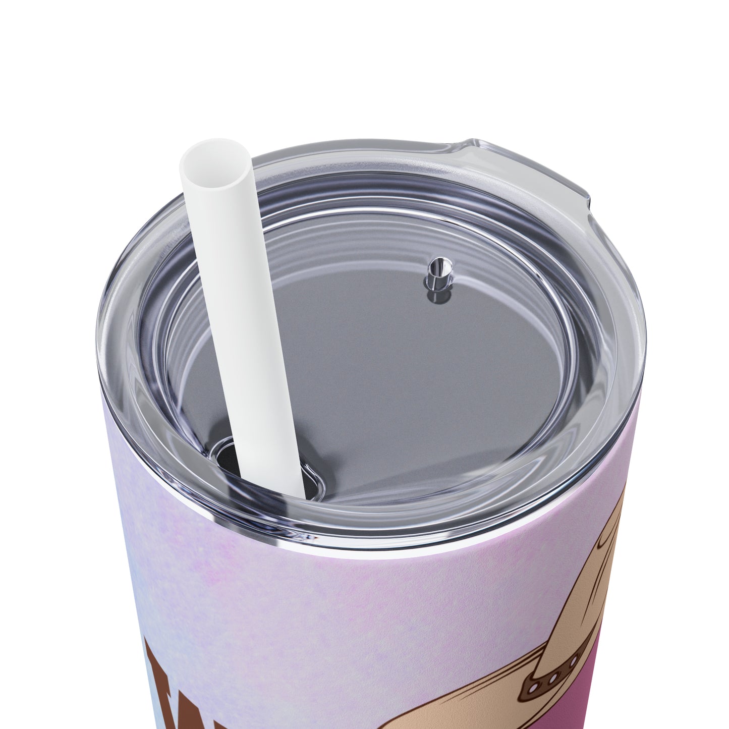 Western | Skinny Tumbler with Straw, 20oz - Kim’s Signature Beauty & Accessories (Store description)