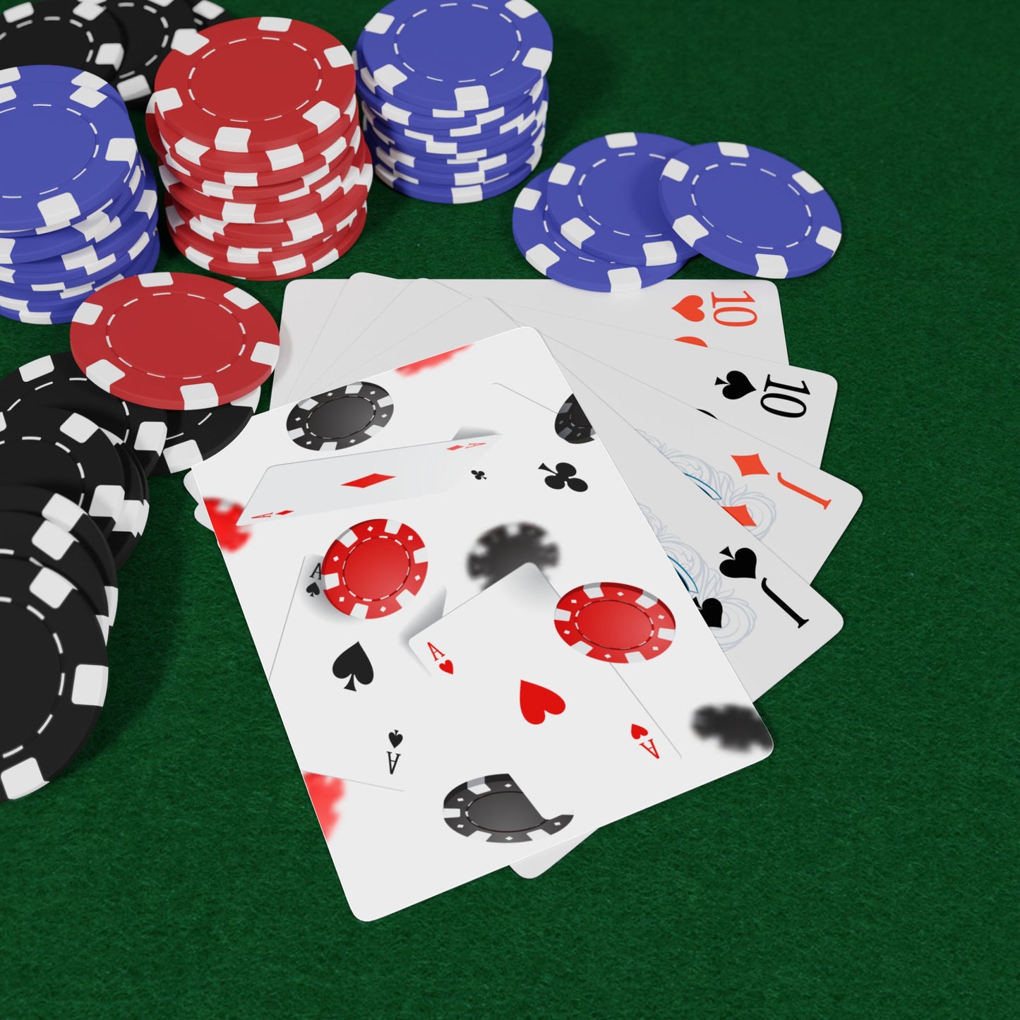 Custom Poker Playing Cards - Kim’s Signature Beauty & Accessories (Store description)