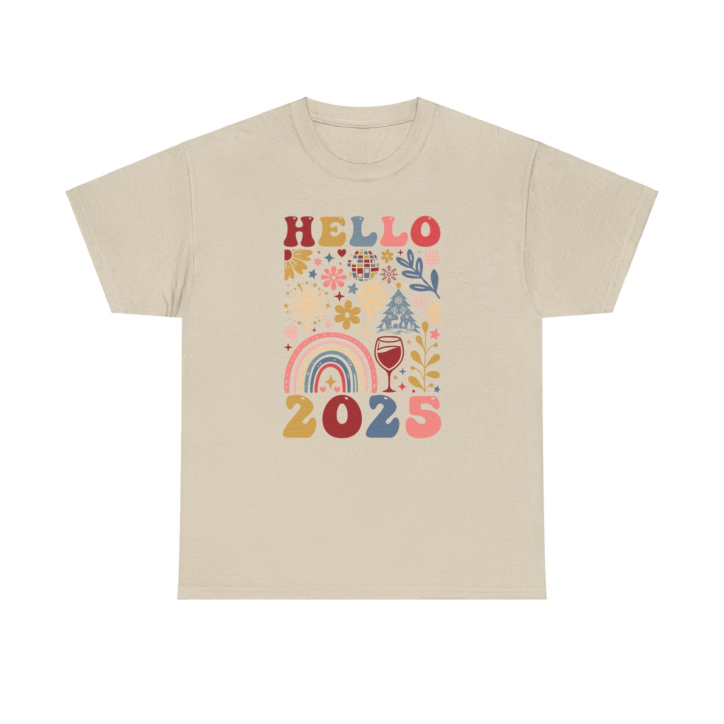 Hello 2025 Boho Tee - Kim’s Signature Beauty & Accessories (Store description)