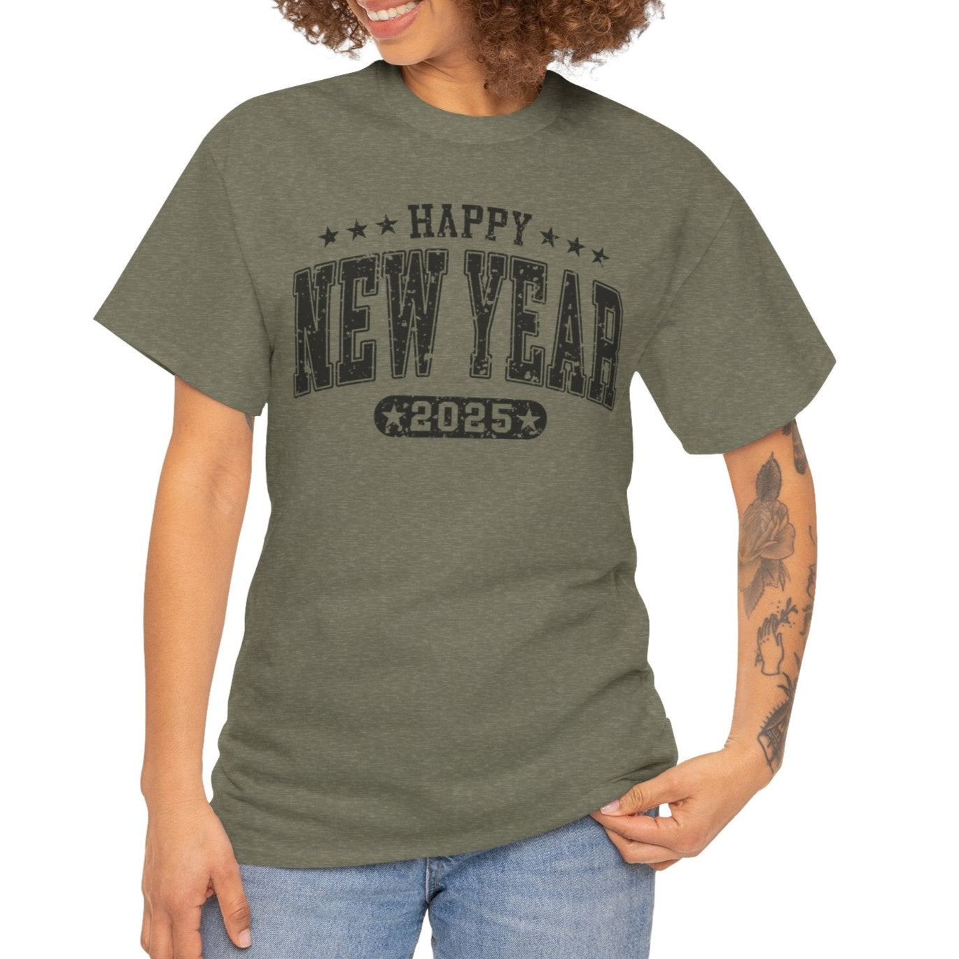 Happy New Year 2025 Unisex Tee - Kim’s Signature Beauty & Accessories (Store description)