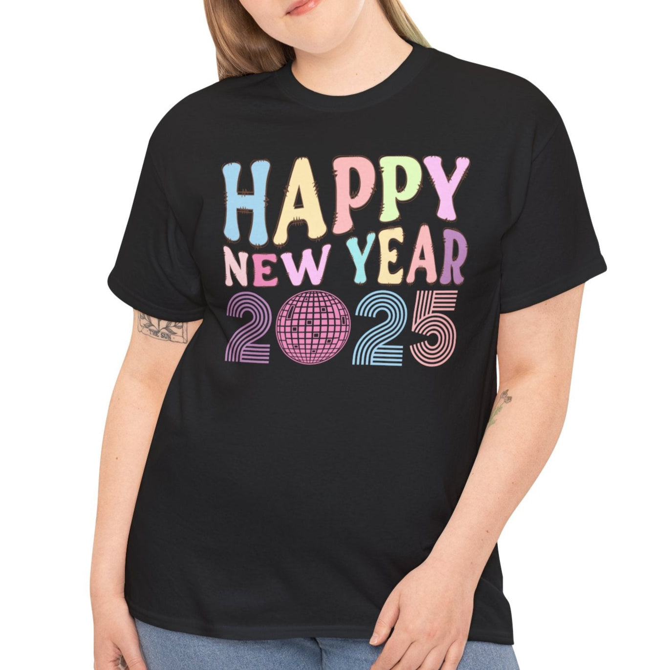 Happy New Year 2025 Retro Tee - Kim’s Signature Beauty & Accessories (Store description)