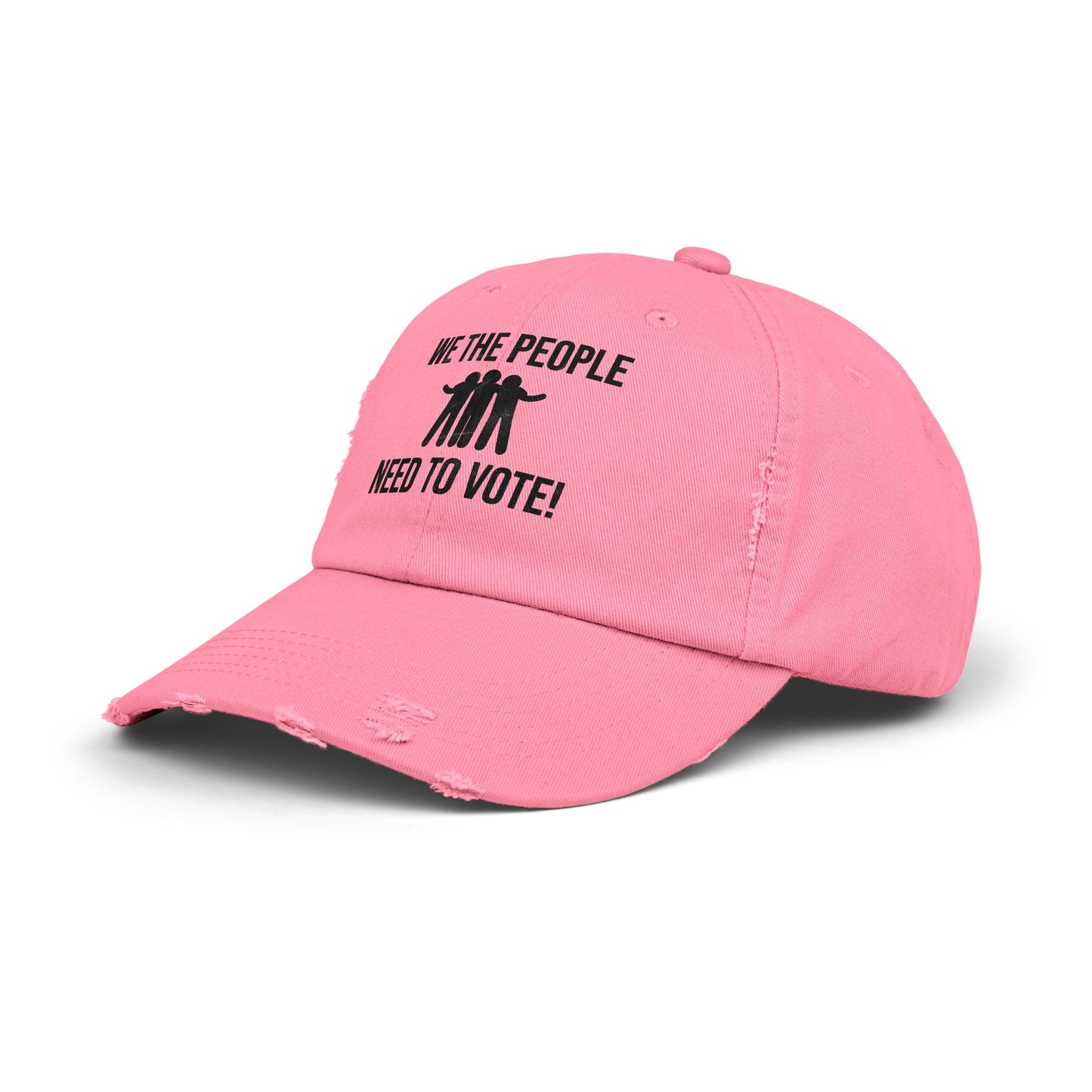 We The People Need to Vote Distressed Cap - Kim’s Signature Beauty & Accessories (Store description)