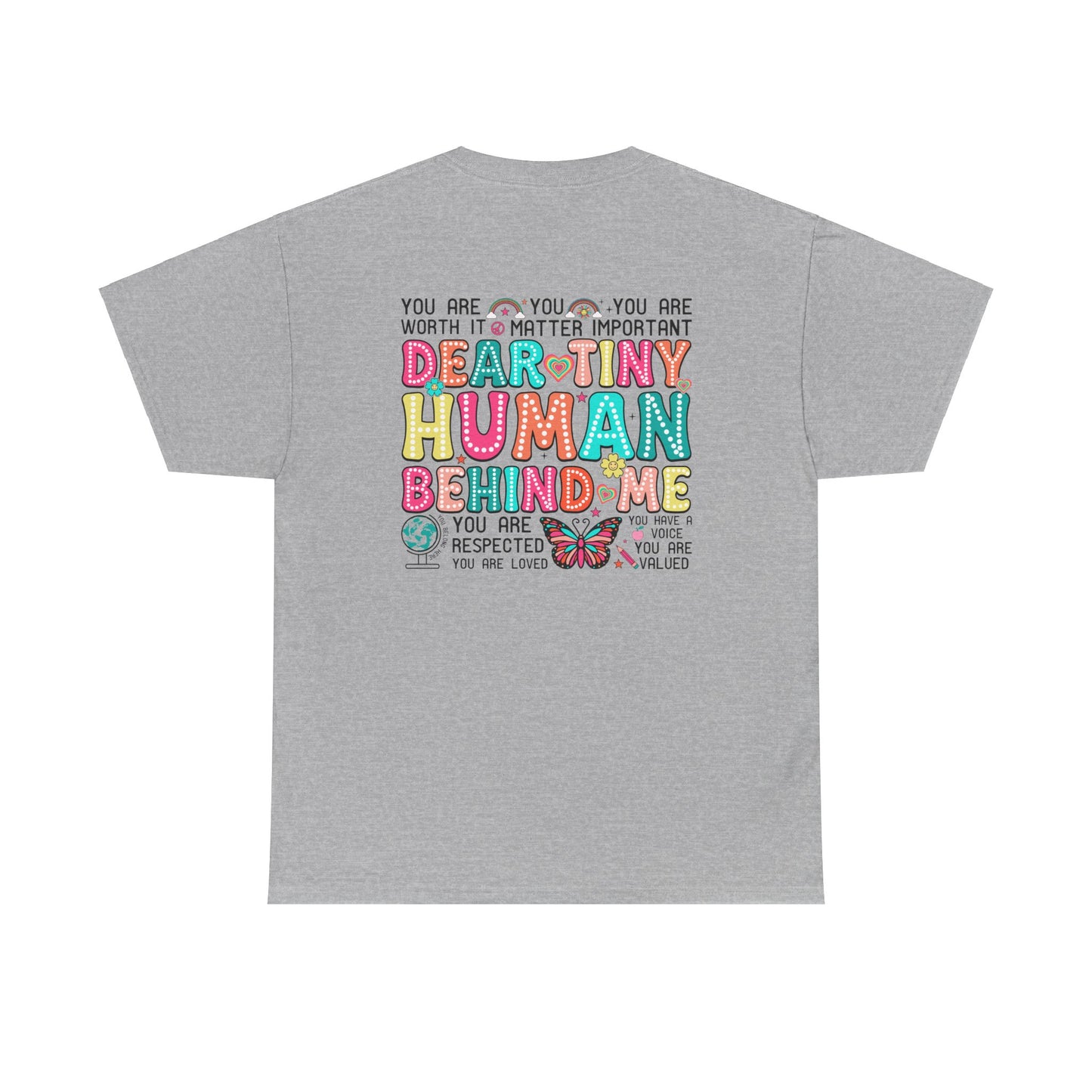 Tiny Humans behind me Tee - Kim’s Signature Beauty & Accessories (Store description)