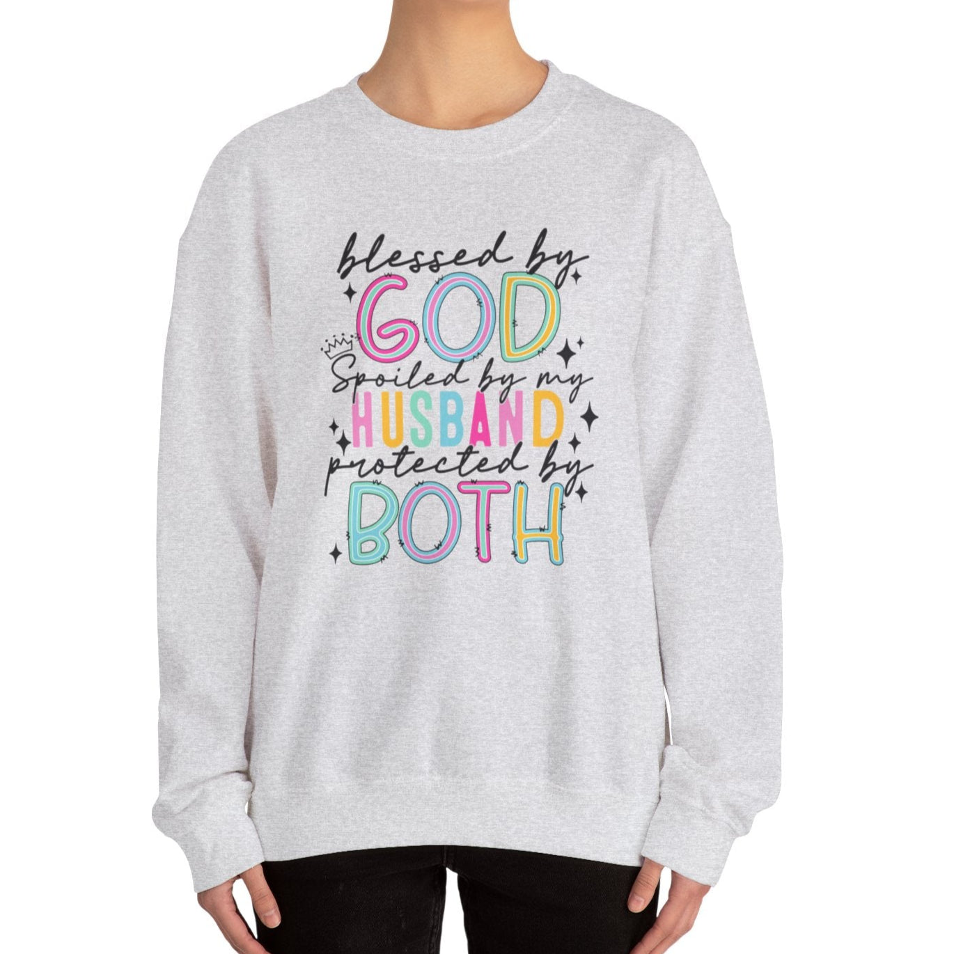 Faith, Love, and Protection Sweatshirt - Kim’s Signature Beauty & Accessories (Store description)