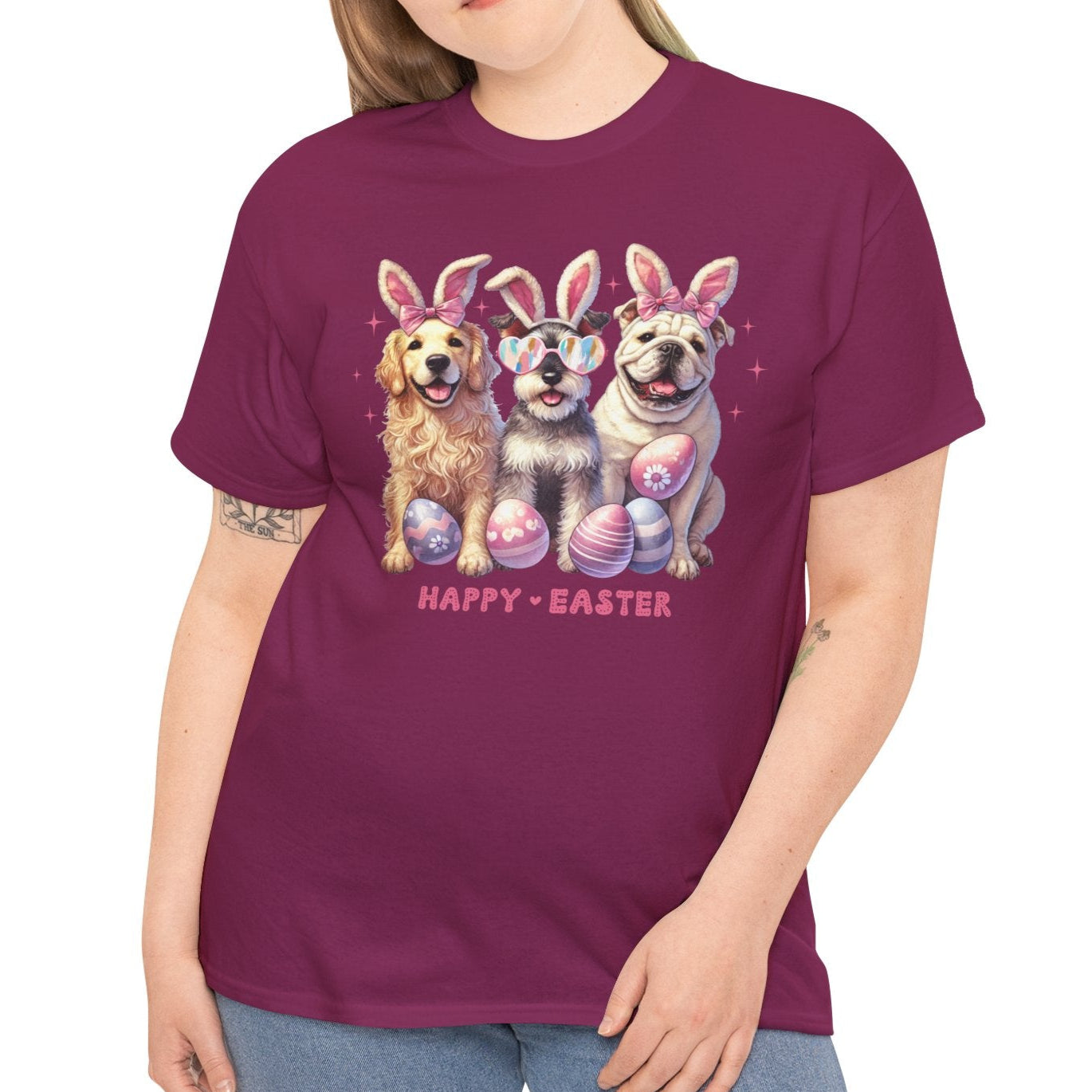 Easter Dog Bunny Cotton Tee - Kim’s Signature Beauty & Accessories