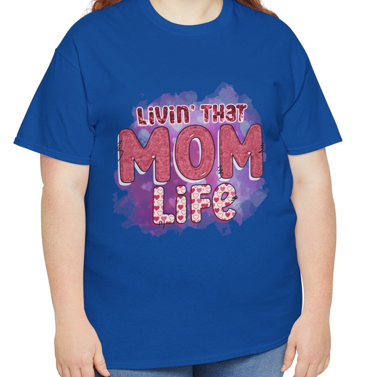 Livin that Mom Life | Cotton Tee - Kim’s Signature Beauty & Accessories