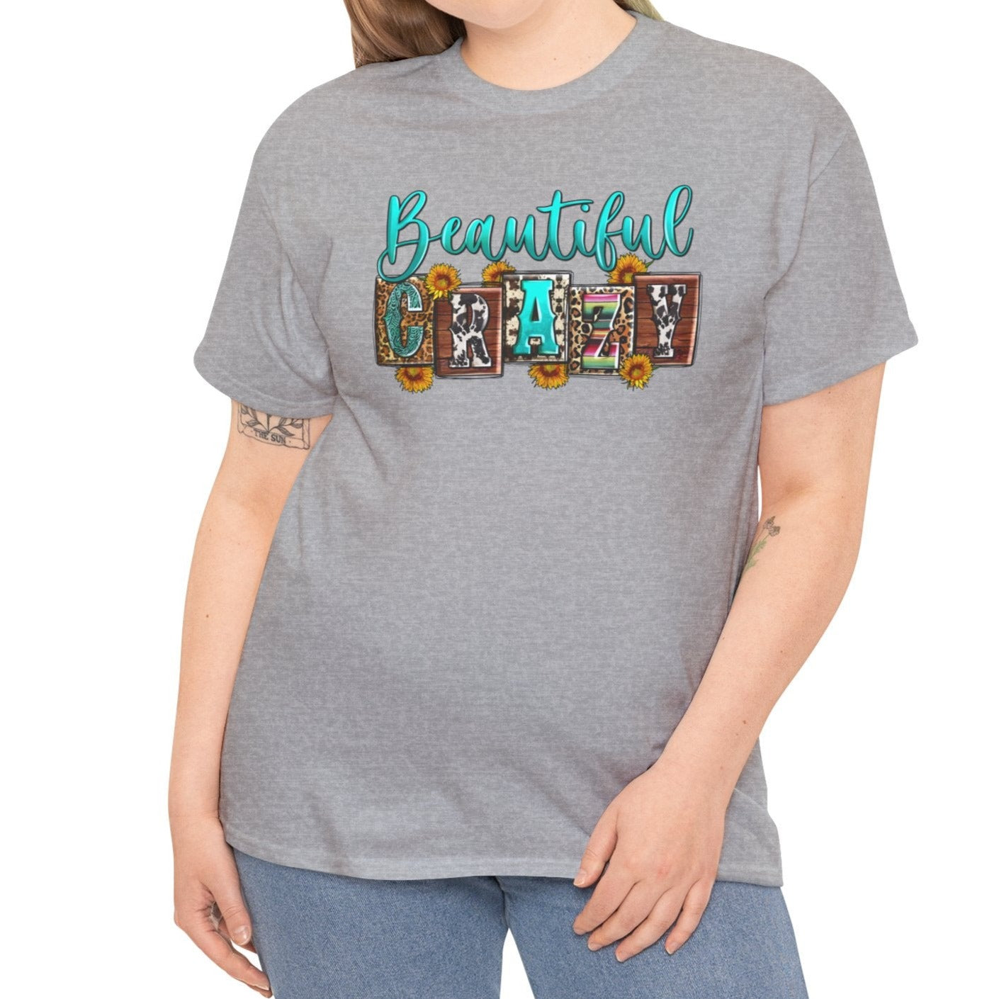 Beautiful Crazy | Cotton Tee - Kim’s Signature Beauty & Accessories (Store description)