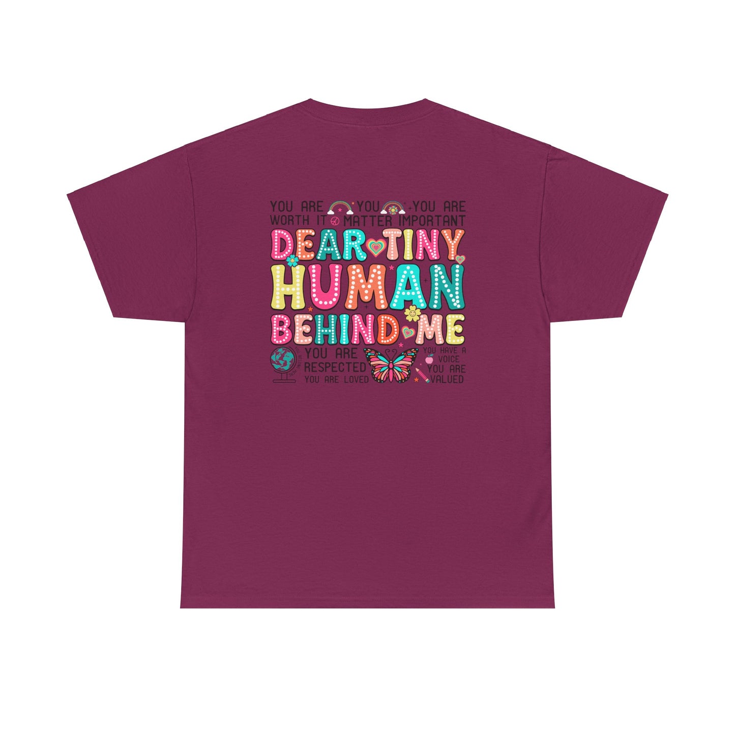 Tiny Humans behind me Tee - Kim’s Signature Beauty & Accessories (Store description)