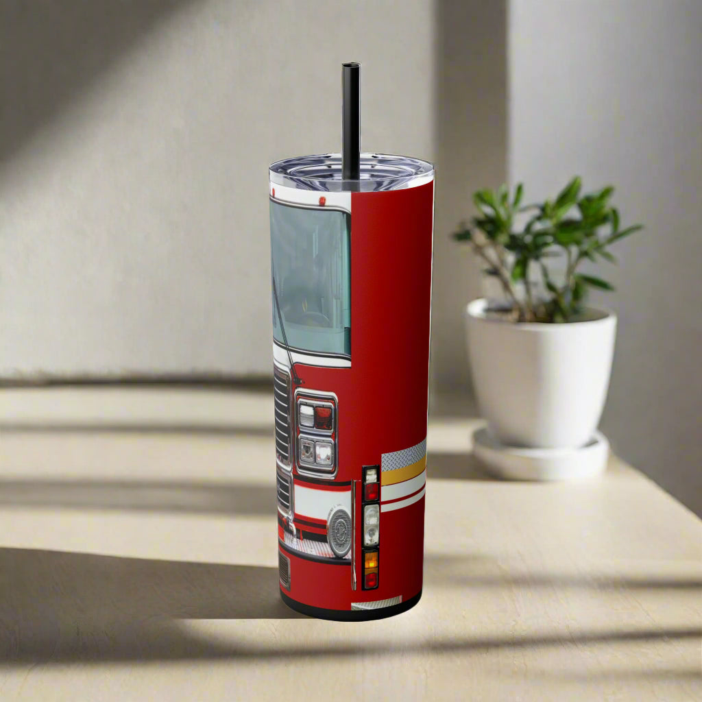 Firetruck Edition | 20oz Skinny Tumbler - Kimโs Signature Beauty & Accessories (Store description)