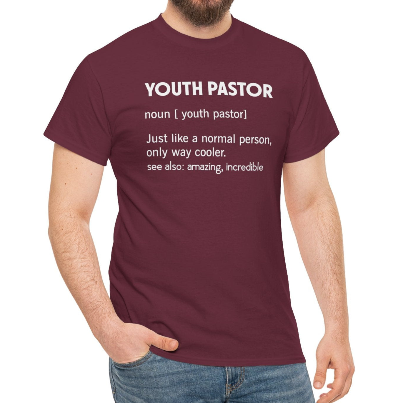Youth Pastor Noun Tee - Kim’s Signature Beauty & Accessories (Store description)