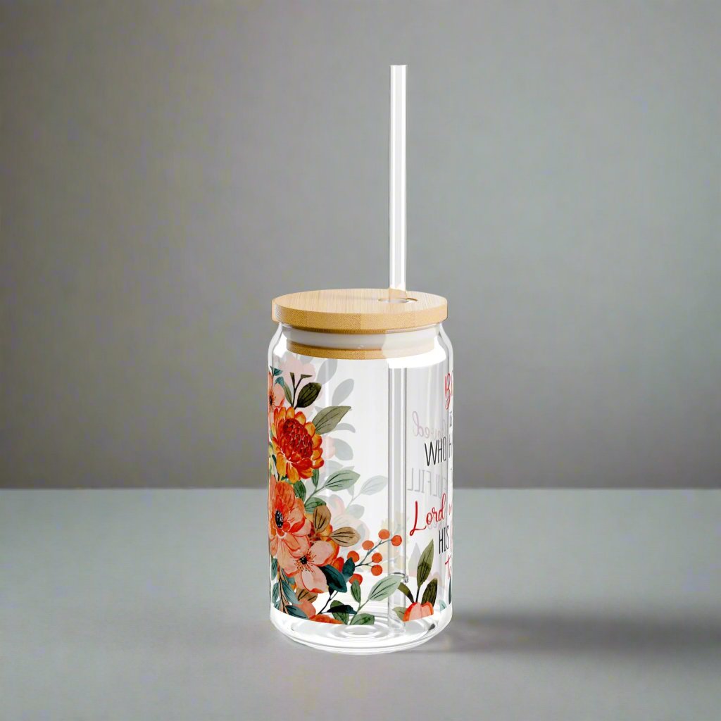 Blessed is She Glass Sipper - Kim’s Signature Beauty & Accessories