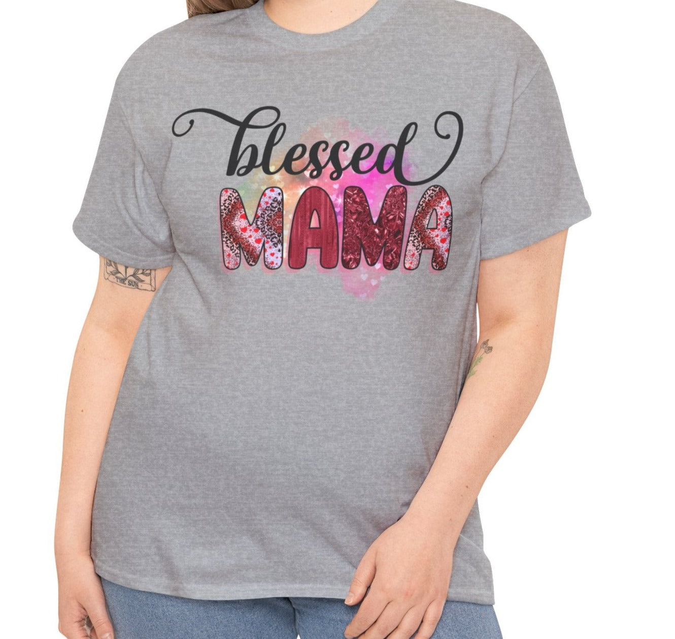 Blessed Mama | Cotton Tee - Kim’s Signature Beauty & Accessories (Store description)