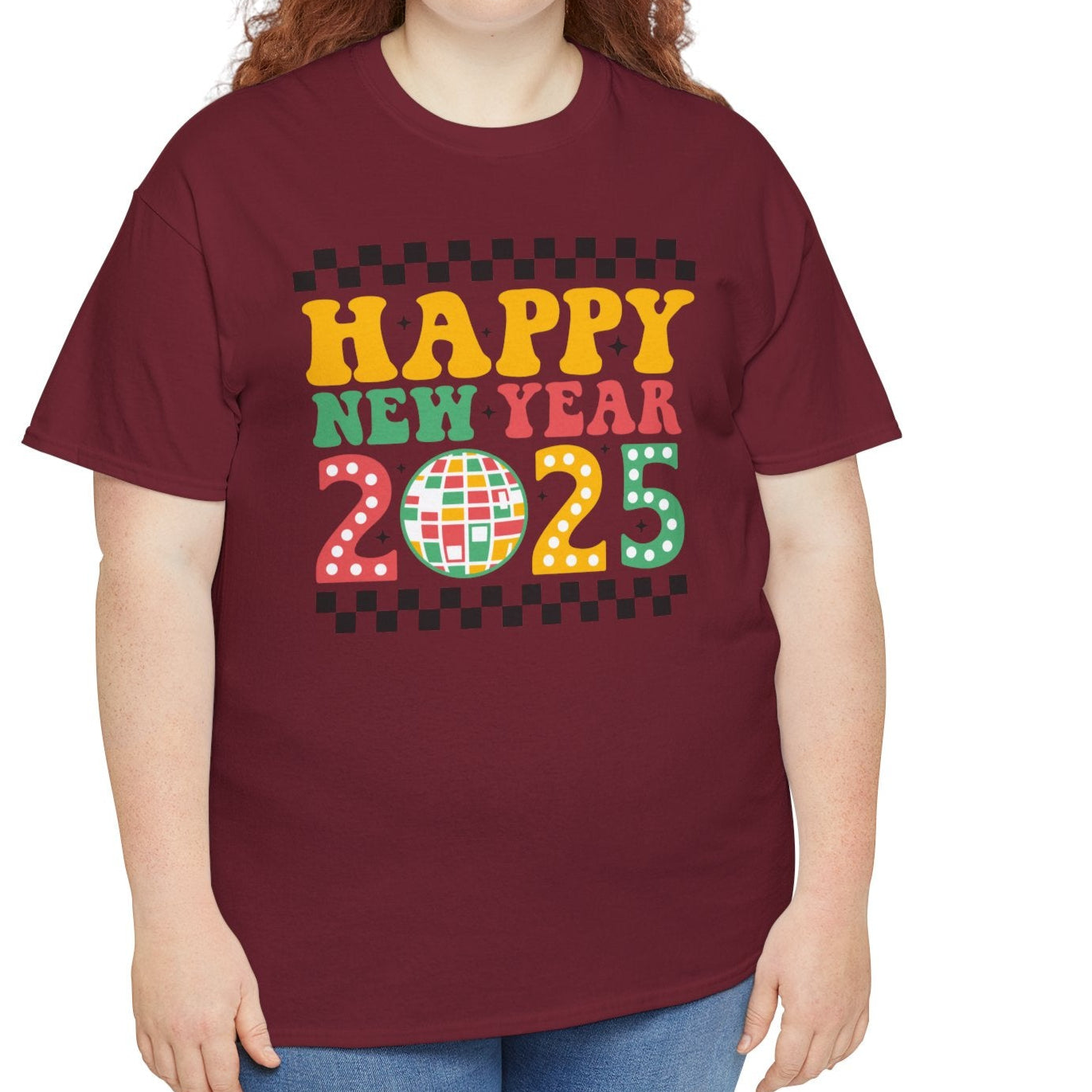 Happy New Year 2025 Cotton Tee - Kim’s Signature Beauty & Accessories (Store description)