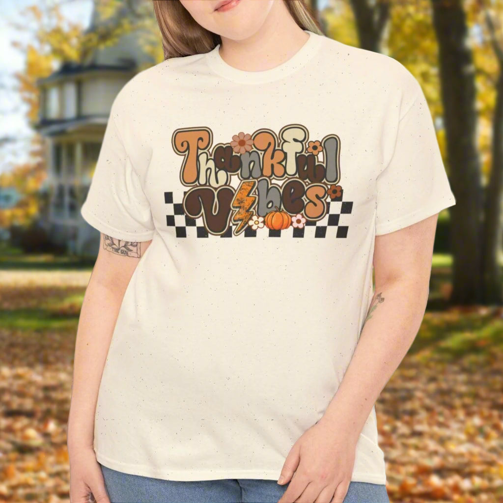 Thankful Vibes Tee - Kim’s Signature Beauty & Accessories