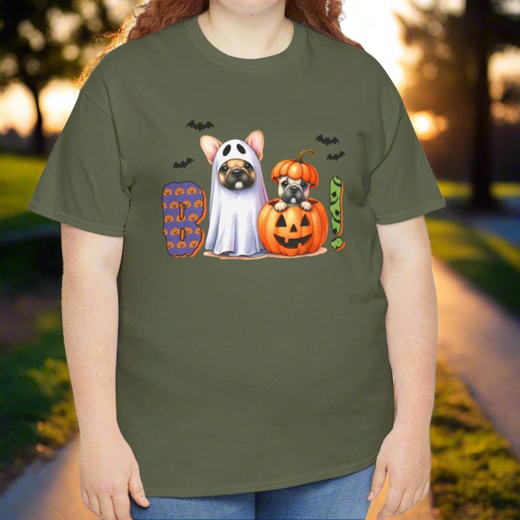 Boo! Dog-Themed Halloween Tee - Kim’s Signature Beauty & Accessories