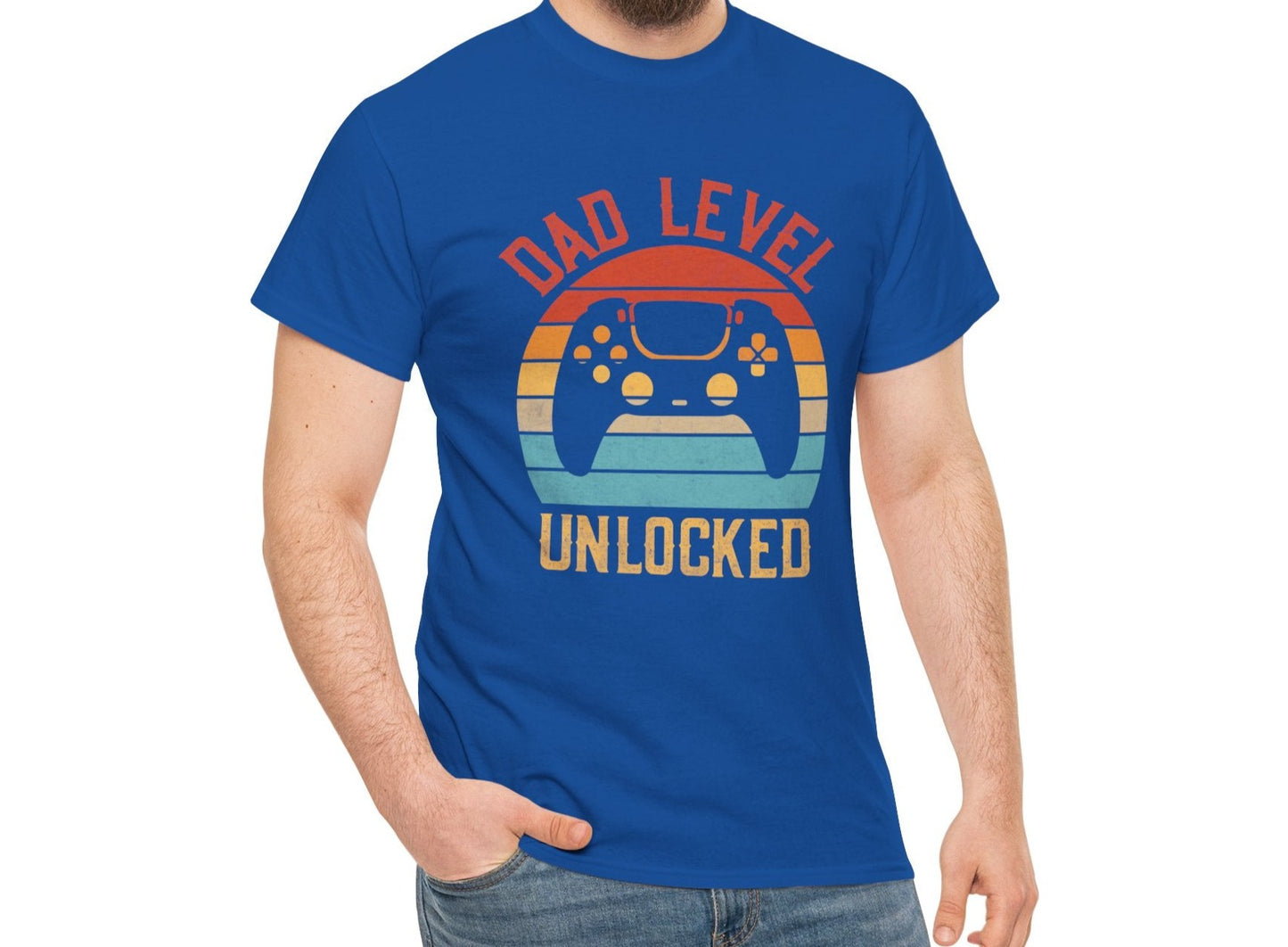 Dad Level Unlocked Tee - Kim’s Signature Beauty & Accessories