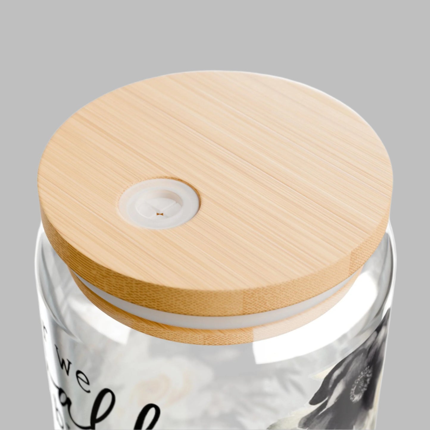 Faith-Inspired Floral Sipper Glass - 16oz with Straw - Kim’s Signature Beauty & Accessories