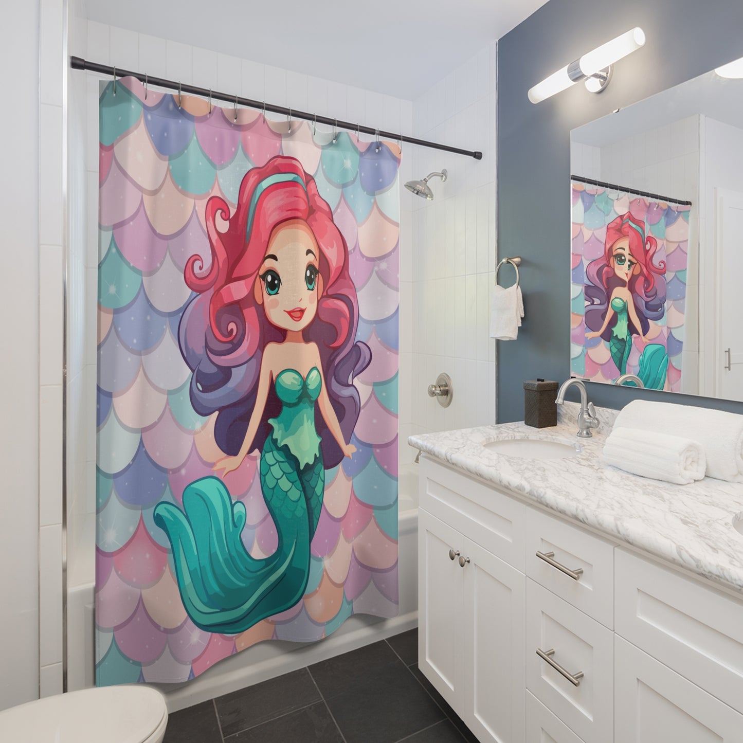 Mermaid Beauty | Shower Curtain - Kim’s Signature Beauty & Accessories