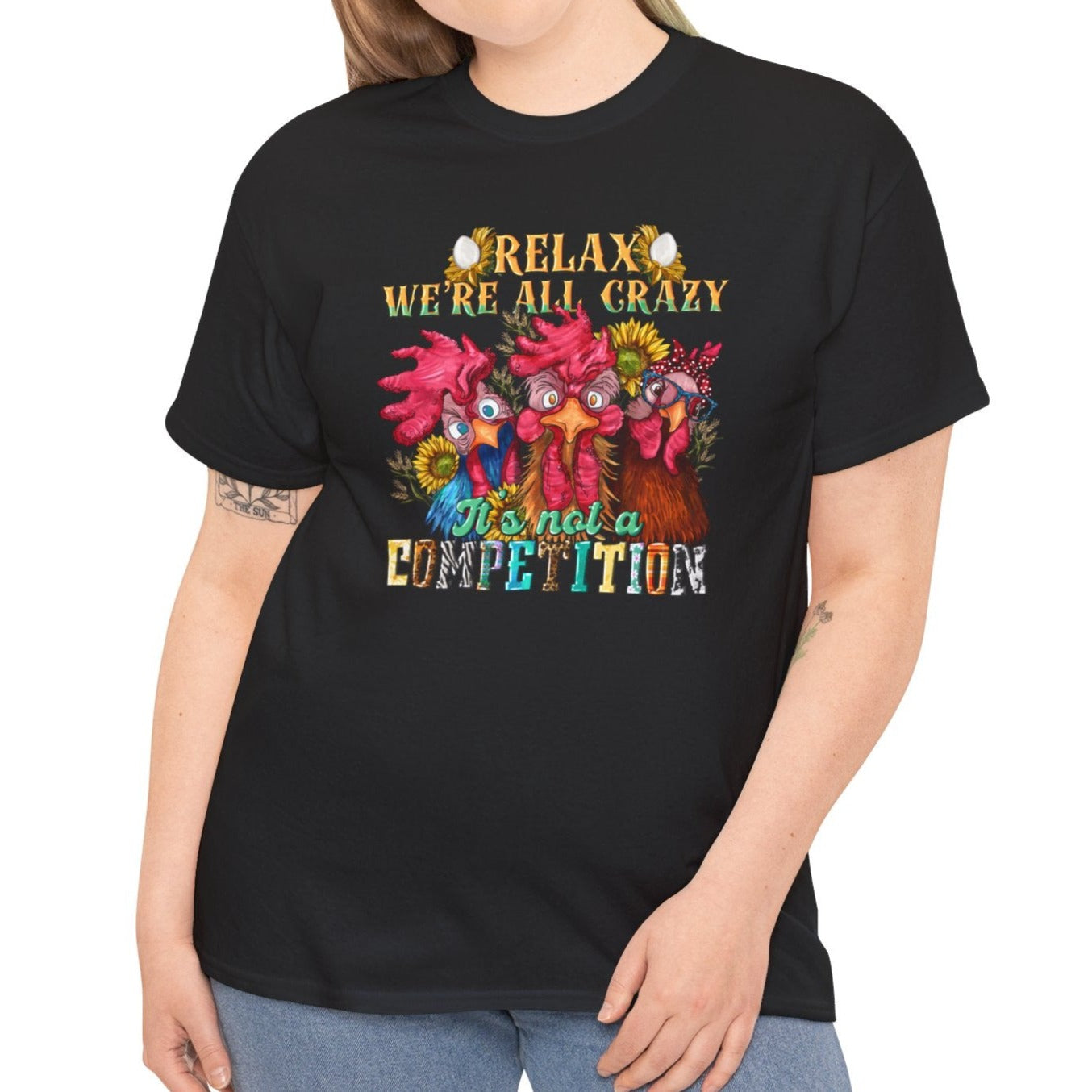 We're All Crazy | Cotton Tee - Kim’s Signature Beauty & Accessories (Store description)