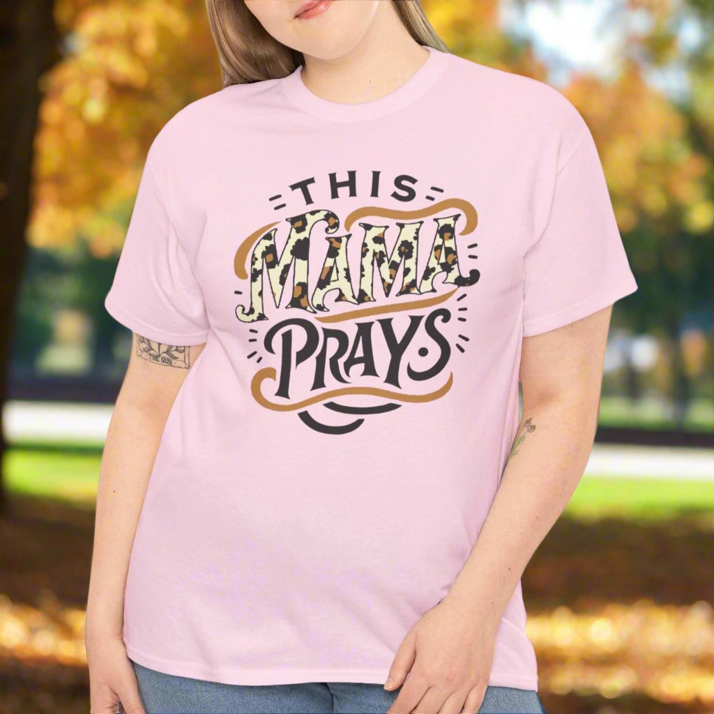 This Mama Prays Tee - Kim’s Signature Beauty & Accessories