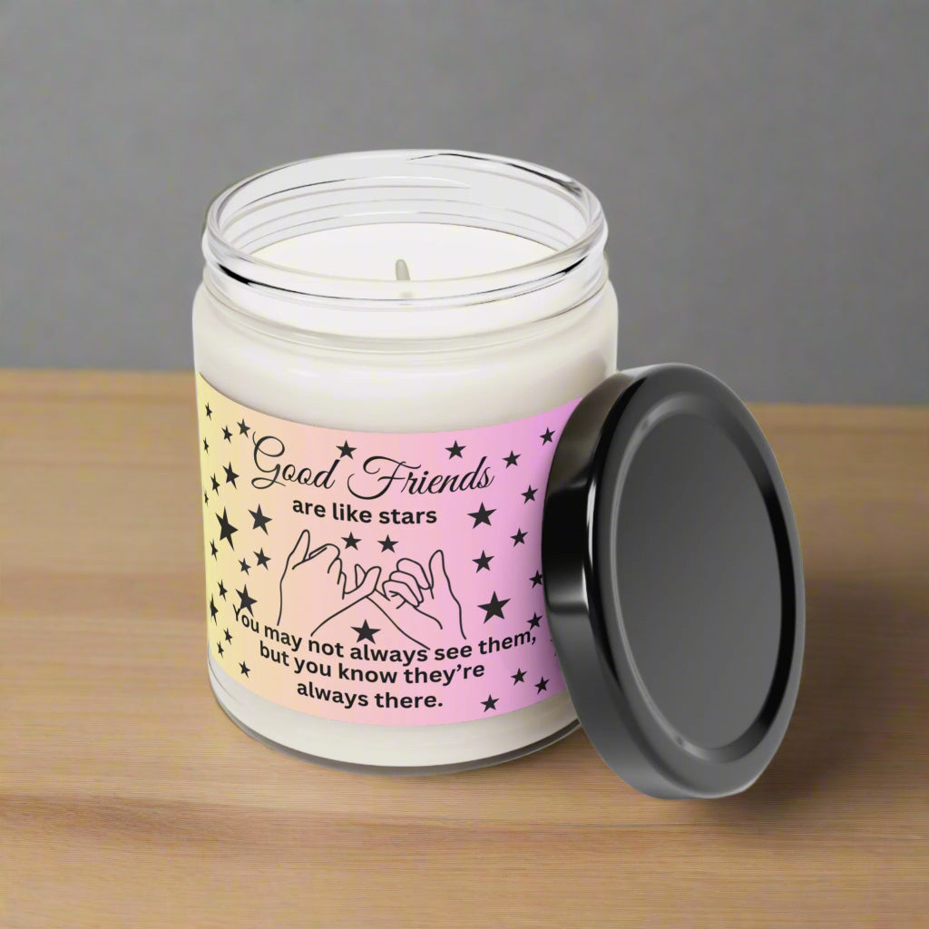 Good Friends Scented Soy Candle, 9oz - Kim’s Signature Beauty & Accessories