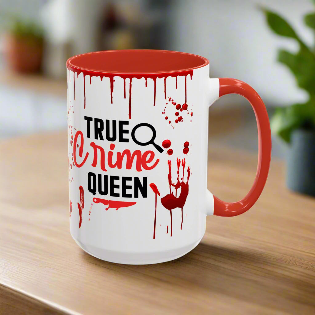 True Crime Queen Mug - Spooky Gift for True Crime Lovers - Kim’s Signature Beauty & Accessories (Store description)