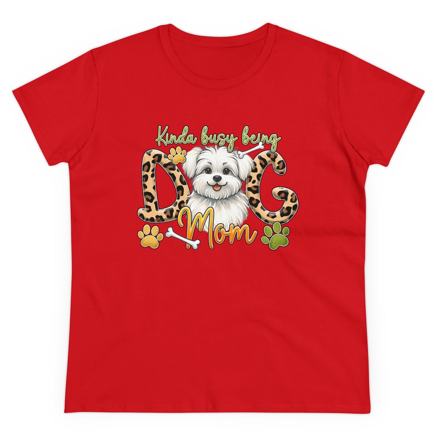 Busy Dog Mom | Cotton Tee - Kim’s Signature Beauty & Accessories (Store description)