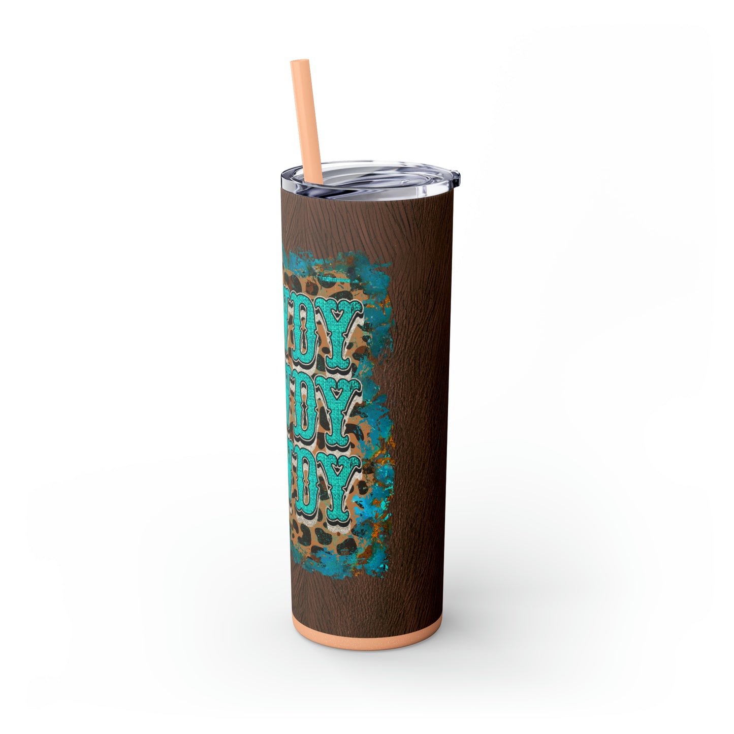 Howdy! | Skinny Tumbler with Straw, 20oz - Kim’s Signature Beauty & Accessories (Store description)
