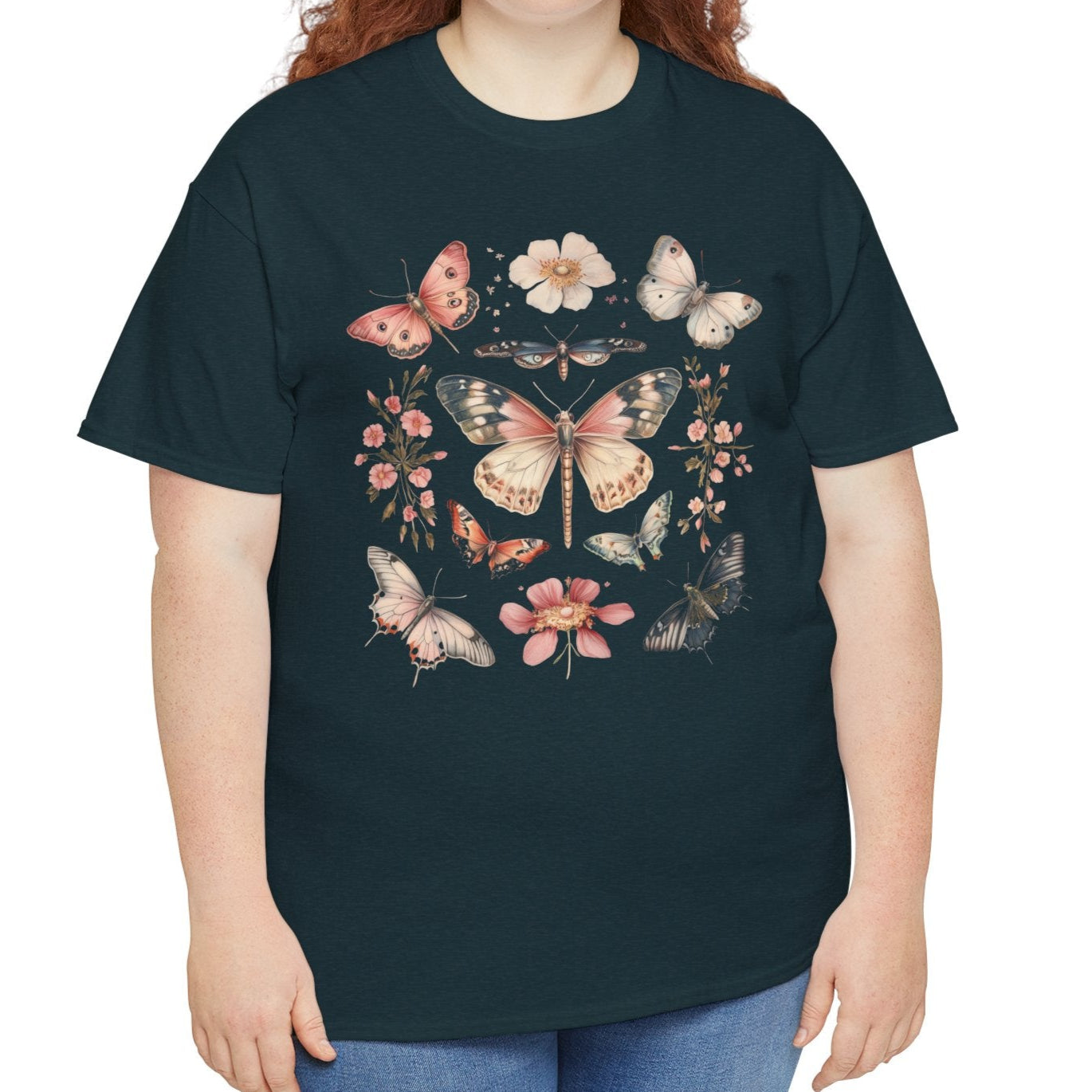 Fluttering Grace Butterfly Garden Tee - Kim’s Signature Beauty & Accessories