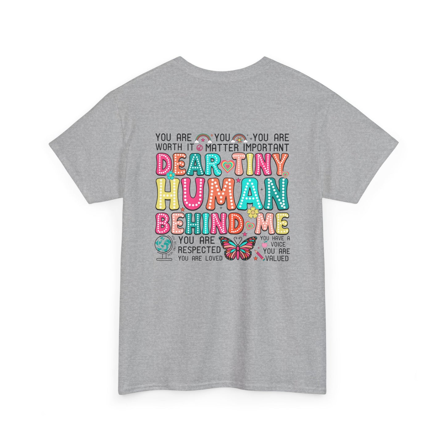 Tiny Humans behind me Tee - Kim’s Signature Beauty & Accessories (Store description)