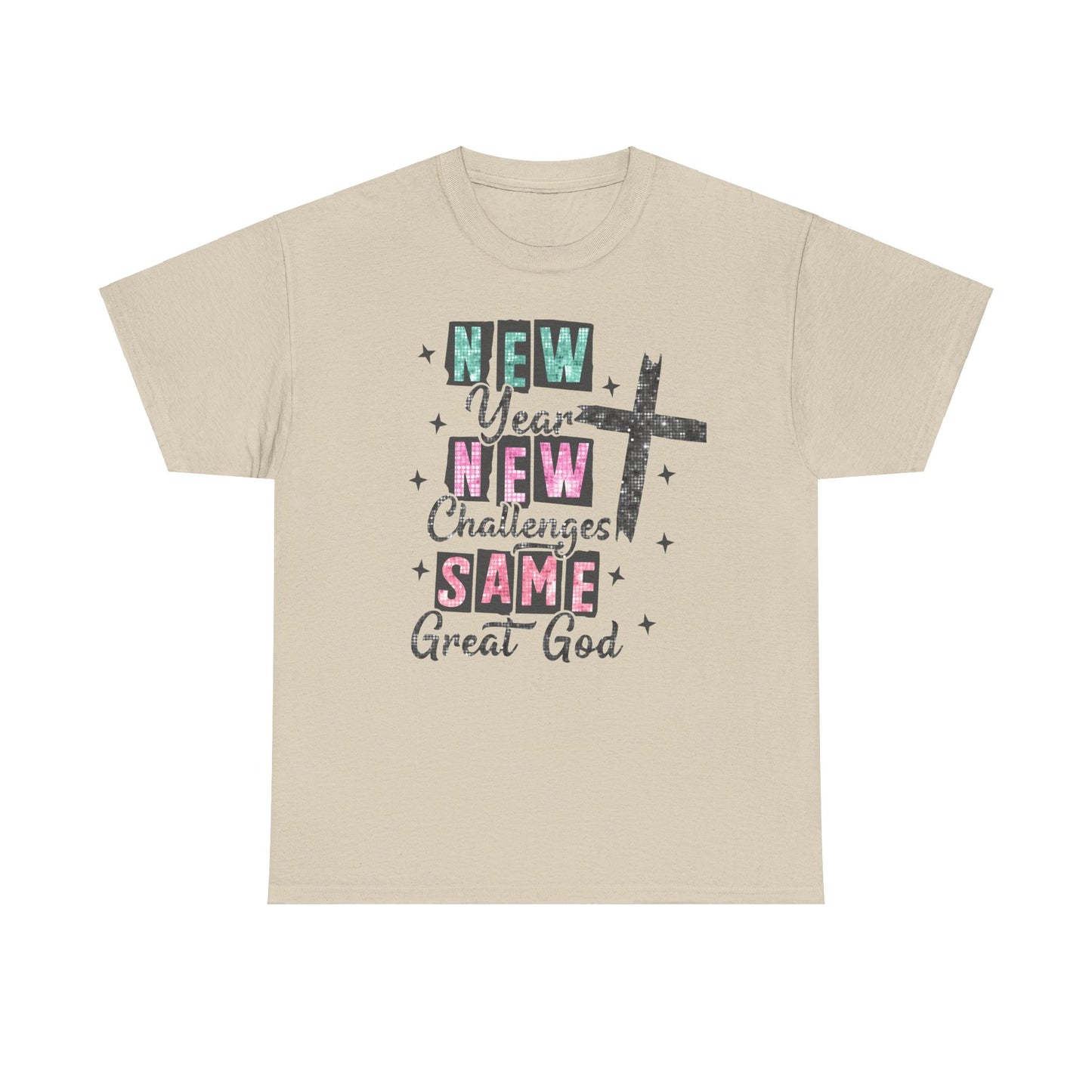 New Year, New Callenges, Same Great God Tee - Kim’s Signature Beauty & Accessories (Store description)