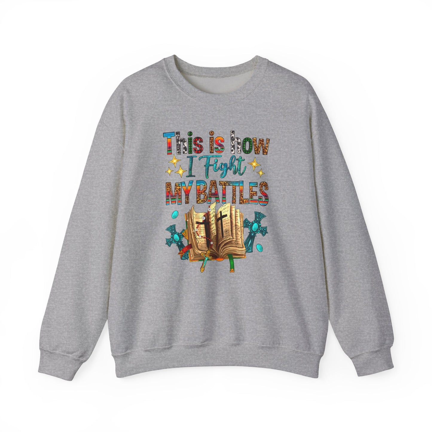 This is How I Fight my Battles Sweatshirt - Kim’s Signature Beauty & Accessories
