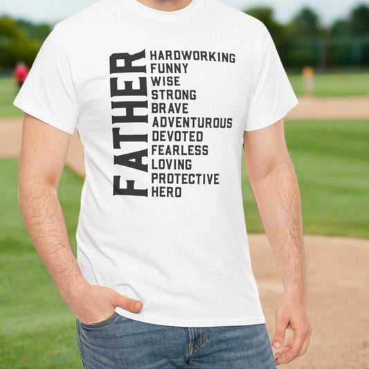 FATHER Definition Tee – A Tribute to Strength & Love - Kim’s Signature Beauty & Accessories