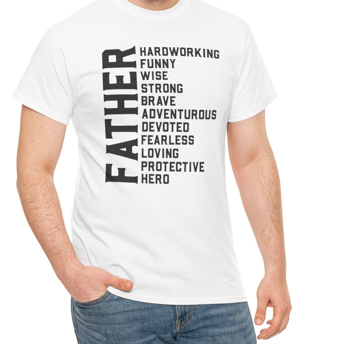 FATHER Definition Tee – A Tribute to Strength & Love