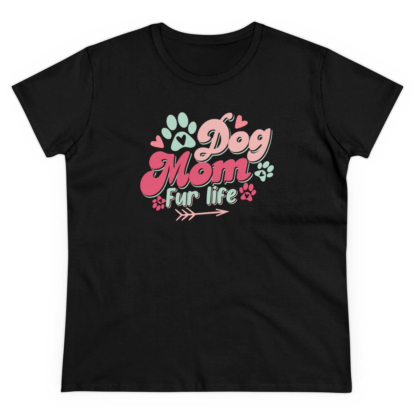 Dog Mom Furlife | Cotton Tee - Kim’s Signature Beauty & Accessories (Store description)