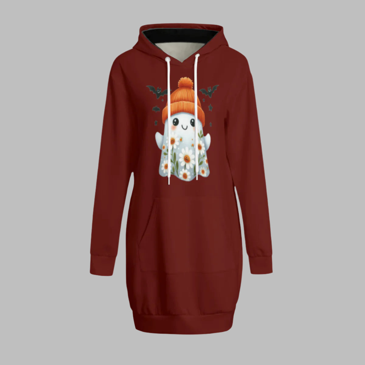 Floral Ghost Hoodie Sweat Dress - Kim’s Signature Beauty & Accessories (Store description)
