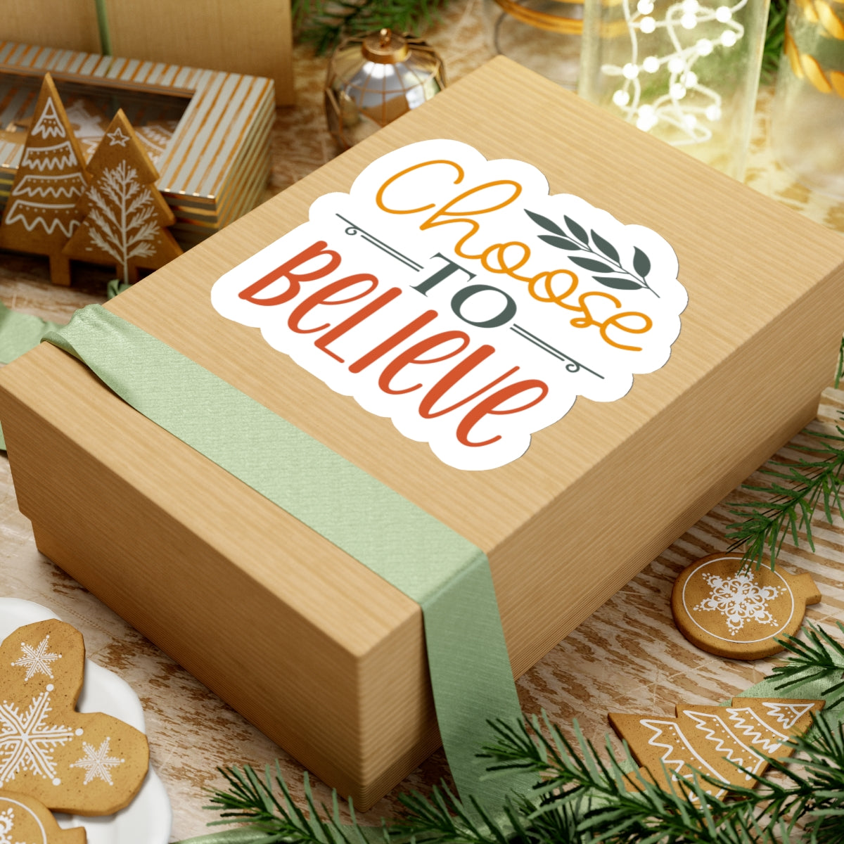 Choose to Believe Sticker - Kim’s Signature Beauty & Accessories (Store description)