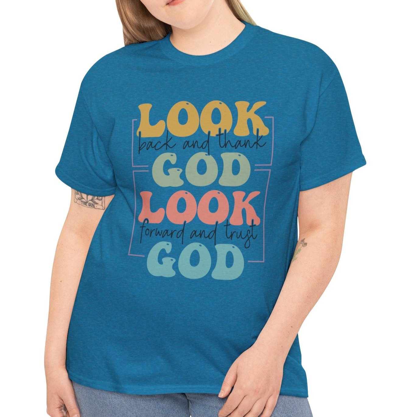 Look Back Thank God Tee - Kim’s Signature Beauty & Accessories (Store description)