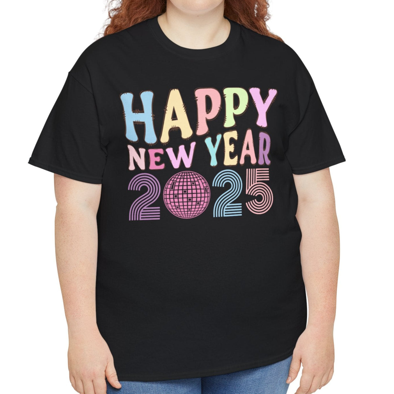 Happy New Year 2025 Retro Tee - Kim’s Signature Beauty & Accessories (Store description)